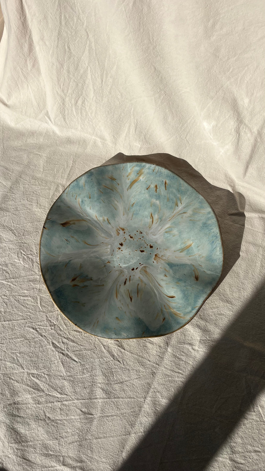 Schaal blauw