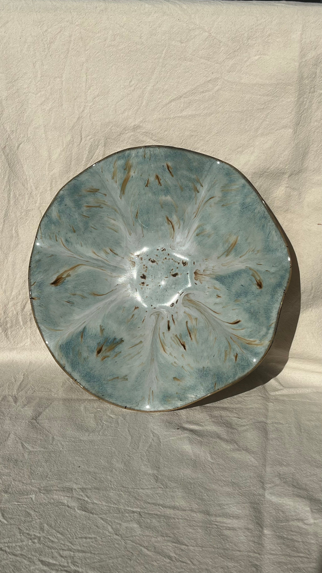 Schaal blauw